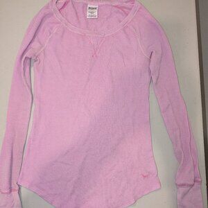 Victoria's Secret Pink Brand Thermal Top, Size Small